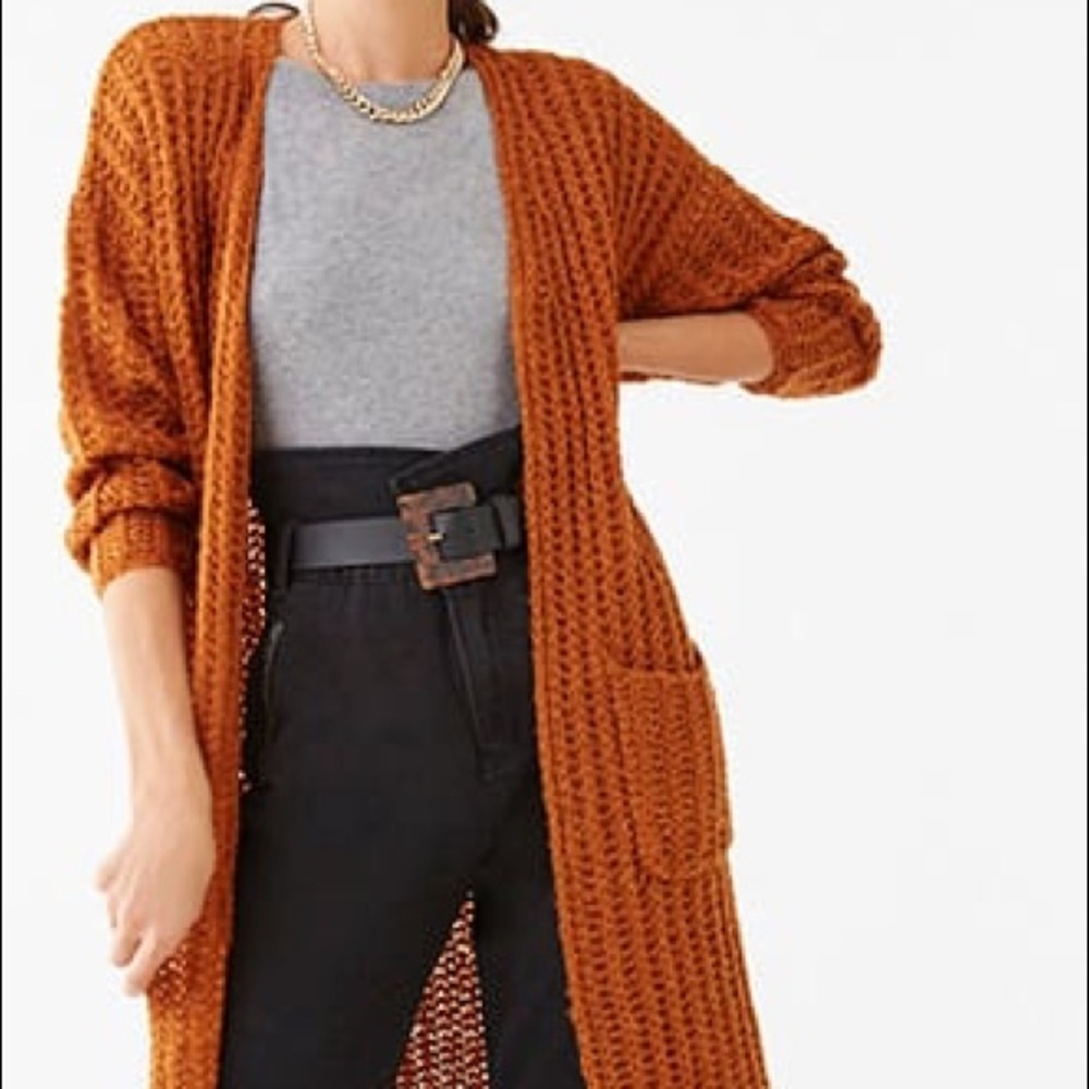 Long Knit Cardigan Duster